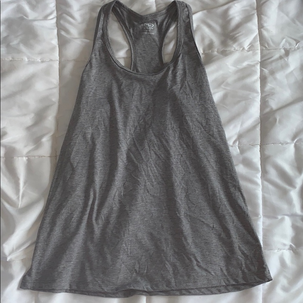 Grey athletic tank